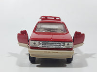 1994 Road Champs Ford Explorer Red 1/43 Scale Die Cast Toy Car Vehicle with Opening Doors and Hatch