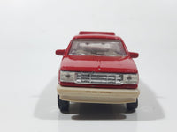 1994 Road Champs Ford Explorer Red 1/43 Scale Die Cast Toy Car Vehicle with Opening Doors and Hatch