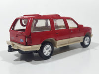 1994 Road Champs Ford Explorer Red 1/43 Scale Die Cast Toy Car Vehicle with Opening Doors and Hatch