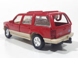 1994 Road Champs Ford Explorer Red 1/43 Scale Die Cast Toy Car Vehicle with Opening Doors and Hatch