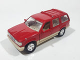 1994 Road Champs Ford Explorer Red 1/43 Scale Die Cast Toy Car Vehicle with Opening Doors and Hatch