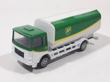 1994 Corgi Auto City M.A.N. Tanker Truck Green and White Die Cast Toy Car Vehicle