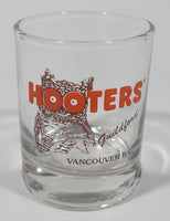 Hooters Guildford Vancouver B.C. 2 1/2" Tall Clear Shot Glass Shooter