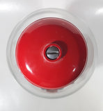 Red Metal and Glass Dome 11 1/2" Tall Gumball Machine Dispenser