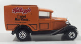 1998 Matchbox Model A Ford Kellogg's Frosted Mini Wheats Cereal Orange Die Cast Toy Classic Antique Car Delivery Vehicle Missing Roof