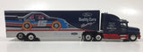 2000 Racing Champions Ford Quality Care Racing Motorcraft Semi Tractor Truck and Trailer NASCAR #15 Lake Speed Dark Blue Die Cast Toy Car Vehicle