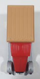 The New York Times Founded in 1851 Red Plastic and Metal Die Cast Toy Car Vehicle Missing Grill