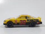 1996 Racing Champions NASCAR #30 Michael Waltrip Pennzoil Yellow Die Cast Toy Race Car Vehicle