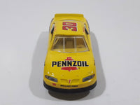 1996 Racing Champions NASCAR #30 Michael Waltrip Pennzoil Yellow Die Cast Toy Race Car Vehicle