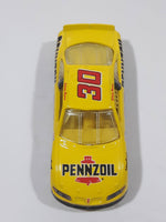 1996 Racing Champions NASCAR #30 Michael Waltrip Pennzoil Yellow Die Cast Toy Race Car Vehicle