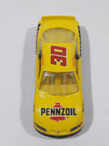 1996 Racing Champions NASCAR #30 Michael Waltrip Pennzoil Yellow Die Cast Toy Race Car Vehicle