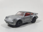 Vintage 1978 Lesney Matchbox Superfast No. 3 Porsche Turbo Silver Grey Die Cast Toy Car Vehicle with Opening Doors