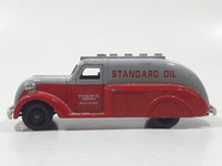 Lledo Chevron Standard Oil and Gasoline Streamline Tanker Truck Red and Grey Die Cast Toy Car Vehicle