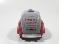 Lledo Chevron Standard Oil and Gasoline Streamline Tanker Truck Red and Grey Die Cast Toy Car Vehicle