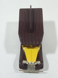 Golden Wheels Pepsi Cola Delivery Truck Yellow and Brown Die Cast Toy Car Vehicle
