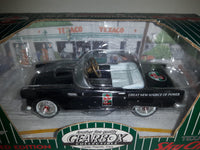 1997 Gearbox Pedal Car Company Limited Edition Series 7 Texaco Sky Chief 1956 Ford Thunderbird Chain Driven Pedal Car Black 1:43 Scale Die Cast Toy Car Vehicle New in Box