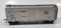 HO Scale Rock Island R.I. 20063 Reefer Box Car Chrome Plastic Toy Train Car Vehicle