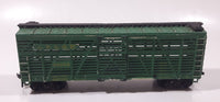 HO Scale A.T. & S.F. 50656 Reefer Box Car Green Plastic Toy Train Car Vehicle