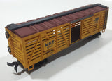 Tempo HO Scale MKT 502 The Katy Serves The Southwest Well Reefer Box Car Yellow Toy Train Car Vehicle