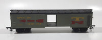 Tri-ang HO Scale Speedy Service TR 2703 Box Car Grey Toy Train Car Vehicle Missing Doors