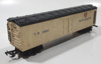 Tri-ang HO Scale TR 2690 Refrigerator Box Car Cream White Black Roof Toy Train Car Vehicle