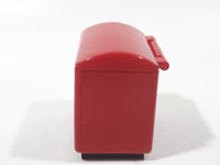 Miniature 2 1/4" Wide Red Plastic Beverage Cooler