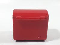 Miniature 2 1/4" Wide Red Plastic Beverage Cooler