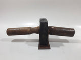 Antique Wood Handles Lead Egyptian Soldier Mold