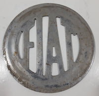 Vintage Fiat Round Metal Emblem Name Badge 4 1/8" Floor Shower Drain Cover