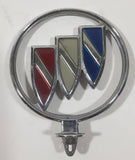 Vintage 1980s Buick Century Round Metal Hood Ornament Emblem Badge 2"