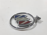 Vintage 1980s Buick Century Round Metal Hood Ornament Emblem Badge 2"