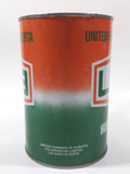 Vintage UFA United Farms of Alberta Extra H.D. SAE 30 Motor Oil 5 7/8" Tall One Litre Metal Oil Can EMPTY