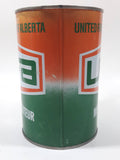 Vintage UFA United Farms of Alberta Extra H.D. SAE 30 Motor Oil 5 7/8" Tall One Litre Metal Oil Can EMPTY