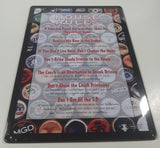 2004 Mantis Design House Rules Beer Bottle Cap Themed 8 1/4" x 11 1/2" Metal Bar Sign