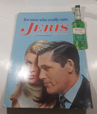 Vintage Jeris The Antiseptic Hair Tonic Man and Woman Themed Large 17" x 24 1/4" Cardboard Counter Top Store Advertisement