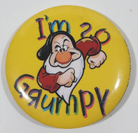 The Walt Disney Productions Snow White and the Seven Dwarfs I'm So Grumpy 2 1/4" Round Button Pin