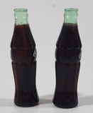 Set of 2 Coca Cola 1 5/8" Tall Miniature Plastic Bottles