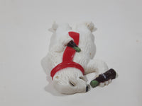 1998 Coca Cola 2 1/8" Tall Polar Bear Fridge Magnet