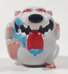 TigerHead Rat Toys Shakeheadz Crazy Pets Series Single White Rat 2 1/2" Tall Plastic Toy Figure with Sounds