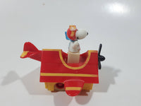 Vintage 1989 Peanuts Gang Pop Mobiles United Features Syndicate Snoopy Flying Ace Doghouse Plastic Toy McDonald's Happy Meals