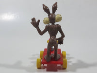 1989 McDonald's Warner Bros. Looney Tunes Wile E. Coyote & Roadrunner Train Handcar Toy Railroad Vehicle