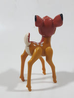Vintage Disney Plastic Bambi 4" Tall Plastic Toy Figure with Moving Legs