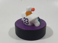 1997 McDonald's Disney The Mighty Ducks Puck Shaped 2 1/4" Tall Toy Figure