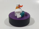 1997 McDonald's Disney The Mighty Ducks Puck Shaped 2 1/4" Tall Toy Figure