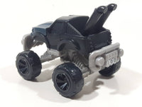 Monster Truck Dark Blue with Mouth Hood Plastic Die Cast Toy Car Vehicle