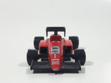 Vintage Majorette No. 282 Fiat AGIP 1/55 Scale Red Die Cast Toy Race Car Vehicle