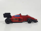 Vintage Majorette No. 282 Fiat AGIP 1/55 Scale Red Die Cast Toy Race Car Vehicle