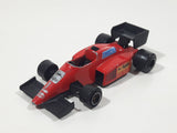 Vintage Majorette No. 282 Fiat AGIP 1/55 Scale Red Die Cast Toy Race Car Vehicle