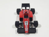 Vintage Majorette No. 282 Fiat AGIP 1/55 Scale Red Die Cast Toy Race Car Vehicle