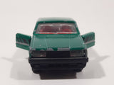 Majorette Volvo No. 230 Volvo 760 GLE Sedan Green 1/61 Scale Die Cast Toy Car Vehicle with Opening Doors